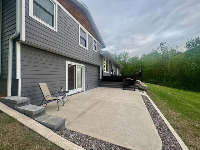 11946 180th St, Milaca Twp, MN 56353 - view of patio / terrace with a deck