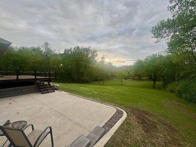 11946 180th St, Milaca Twp, MN 56353 - view of patio / terrace with a wooden deck