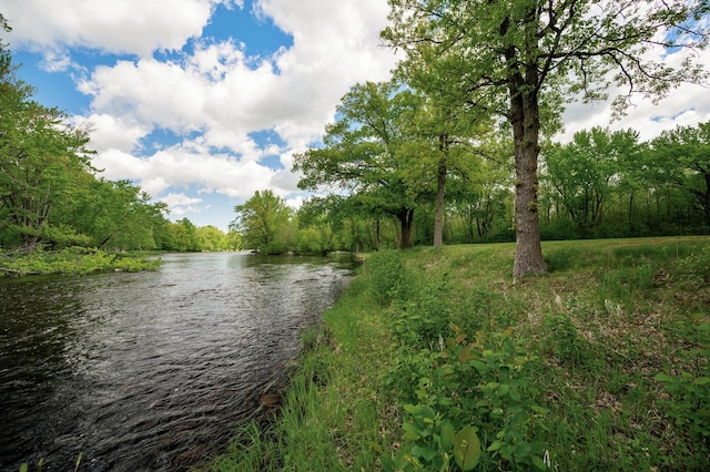 11946 180th St, Milaca Twp, MN 56353 - water view featuring a forest