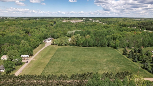 11946 180th St, Milaca Twp, MN 56353 - view of property location with a heavily wooded area and rural landscape