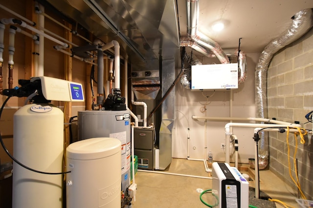 1800 20th Avenue Cir NE, Kasson, MN 55944 - utility room featuring gas water heater