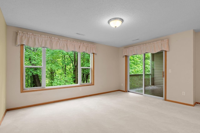 13403 96th Pl N, Maple Grove, MN 55369 - carpeted spare room featuring baseboards and a textured ceiling
