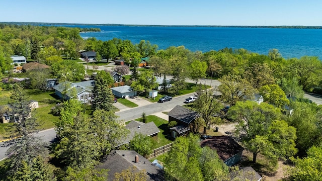 300 27th St NE, Bemidji, MN 56601 - aerial view of residential area featuring a large body of water