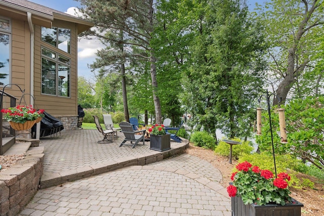 21273 Floral Bay Dr N, Forest Lake, MN 55025 - view of patio / terrace