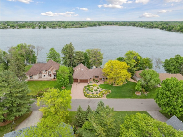 21273 Floral Bay Dr N, Forest Lake, MN 55025 - bird's eye view of a large body of water