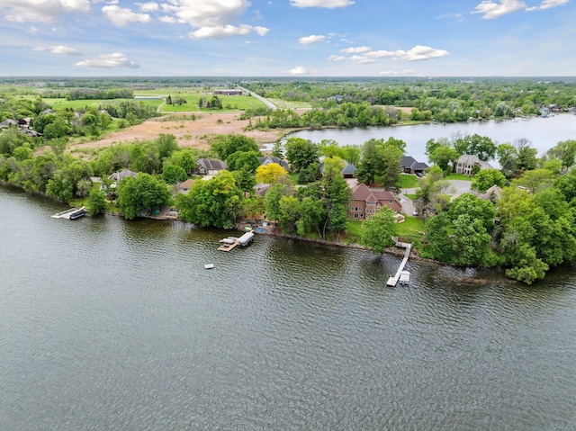 21273 Floral Bay Dr N, Forest Lake, MN 55025 - bird's eye view of a nearby body of water