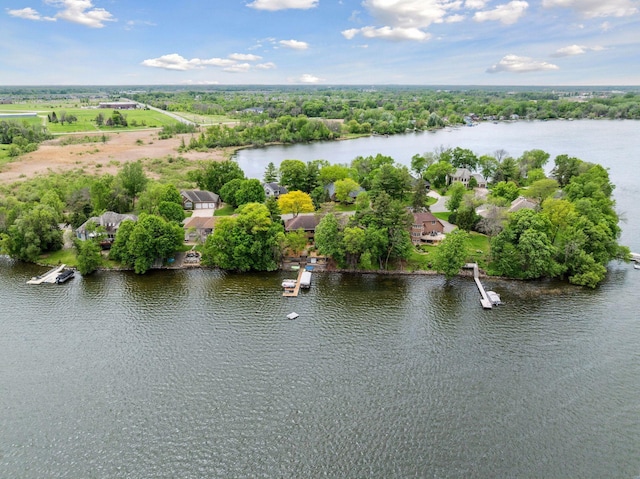 21273 Floral Bay Dr N, Forest Lake, MN 55025 - drone / aerial view of a nearby body of water