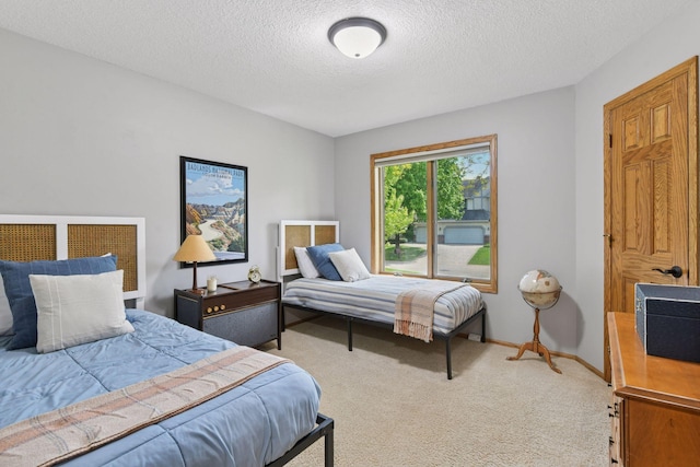 21273 Floral Bay Dr N, Forest Lake, MN 55025 - bedroom with light colored carpet and a textured ceiling