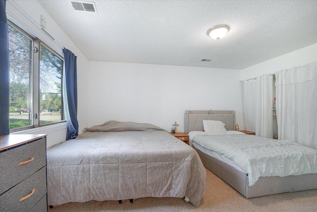 6900 Unity Ave N, Brooklyn Center, MN 55429 - carpeted bedroom featuring a textured ceiling