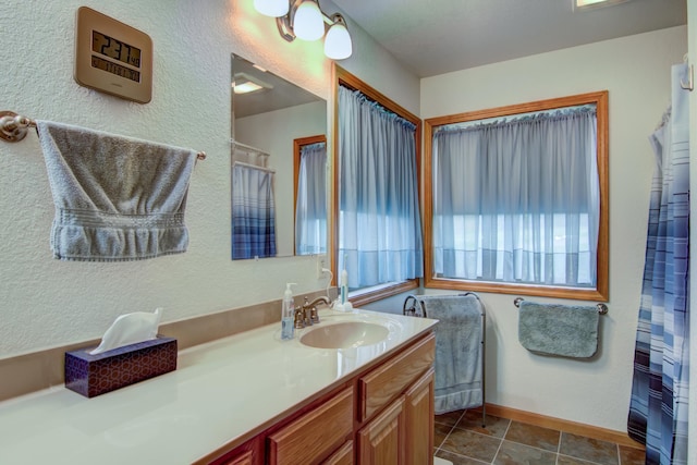 N5024 558th St, Menomonie, WI 54751 - bathroom featuring vanity and baseboards