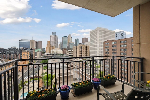 100 3rd Ave S Unit 1107, Minneapolis, MN 55401 - balcony with a skyline view