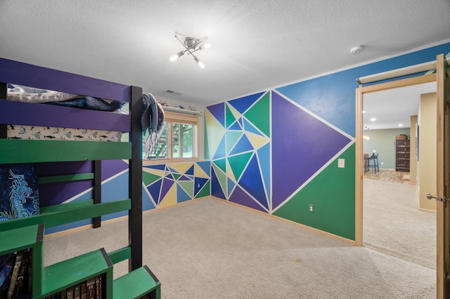 1665 3rd St SW, New Brighton, MN 55112 - unfurnished bedroom with carpet flooring, a textured ceiling, and baseboards