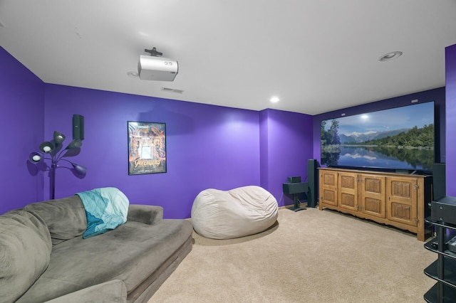 1665 3rd St SW, New Brighton, MN 55112 - view of carpeted home theater room