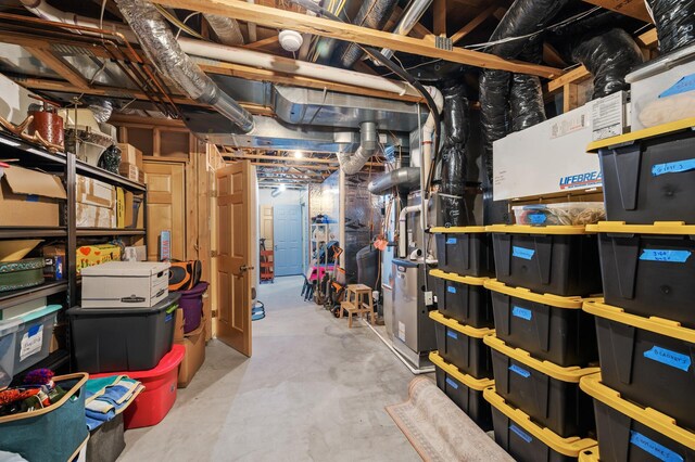 1665 3rd St SW, New Brighton, MN 55112 - view of unfinished basement