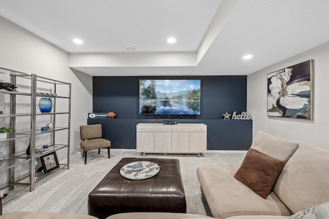 2940 Tiflawn Ct, Shakopee, MN 55379 - living area featuring light carpet and recessed lighting