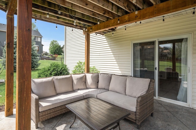 2940 Tiflawn Ct, Shakopee, MN 55379 - view of patio with outdoor lounge area and fence