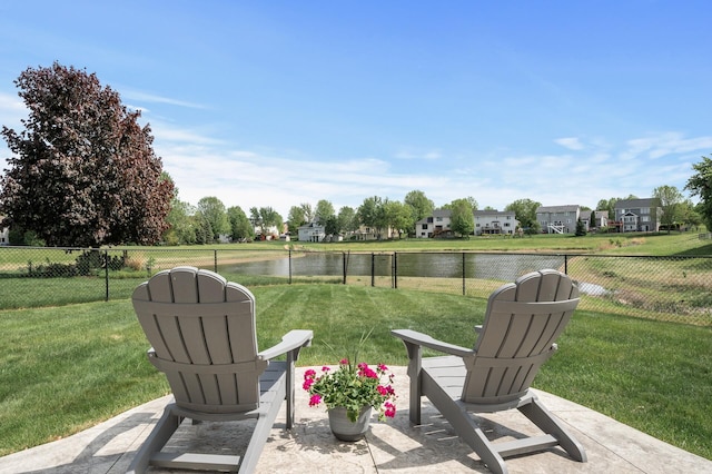 2940 Tiflawn Ct, Shakopee, MN 55379 - view of patio with a water view and a residential view
