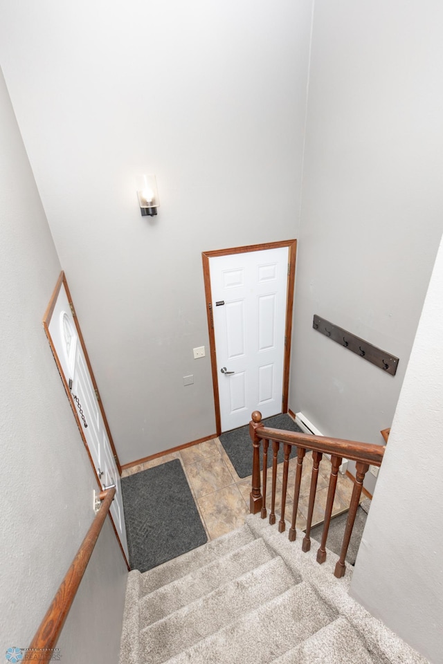 view of staircase
