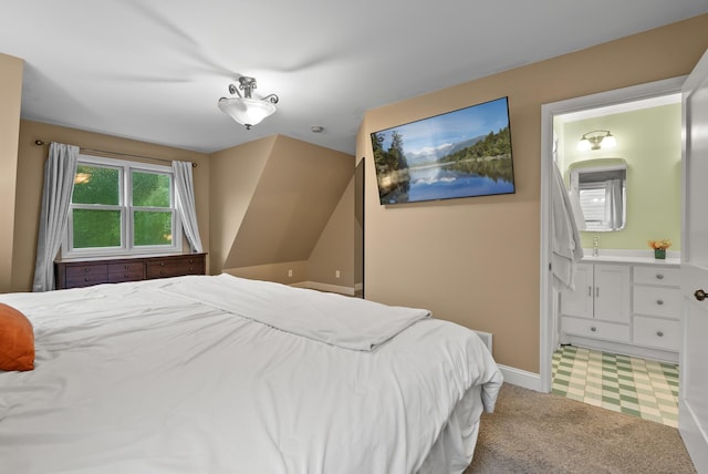 4236 Salem Ave, Saint Louis Park, MN 55416 - carpeted bedroom with baseboards and connected bathroom