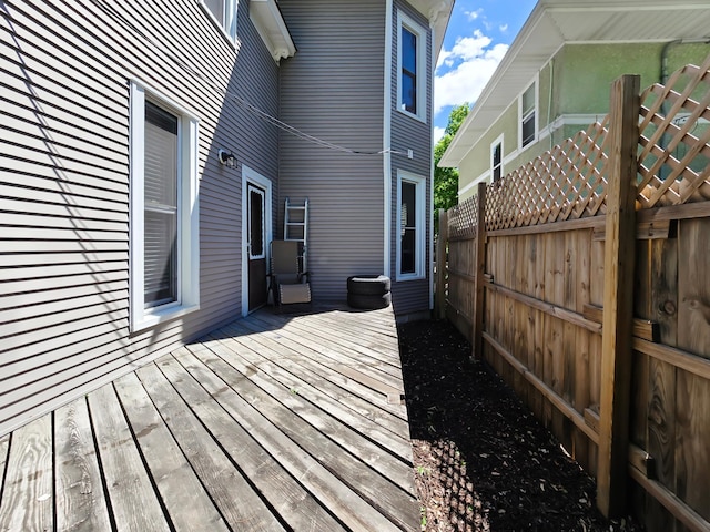 4304 Colfax Ave S, Minneapolis, MN 55409 - wooden terrace with fence