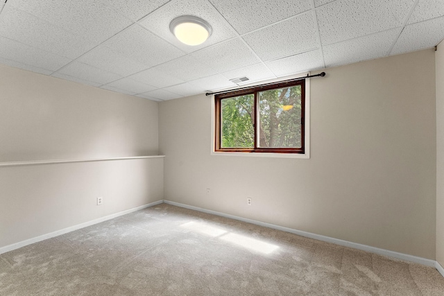 9013 91st St S, Cottage Grove, MN 55016 - unfurnished room with carpet floors and a drop ceiling