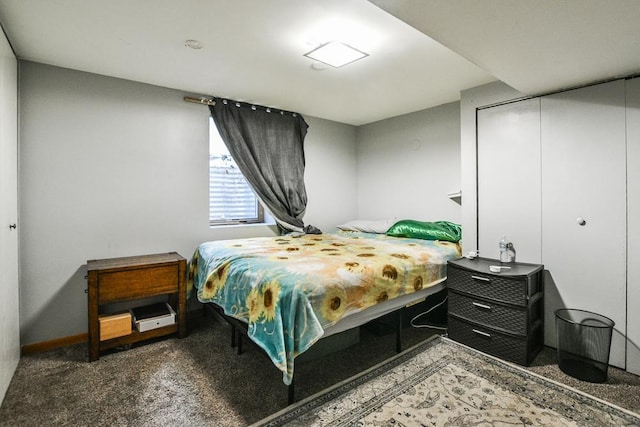 bedroom with a closet