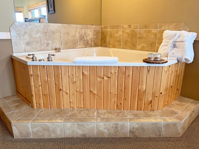 14125-307A Burlington Rd, Two Harbors, MN 55616 - full bathroom with a bath and a textured wall