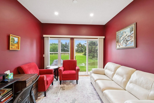 14650 Bloomfield Path, Rosemount, MN 55068 - carpeted living room featuring recessed lighting