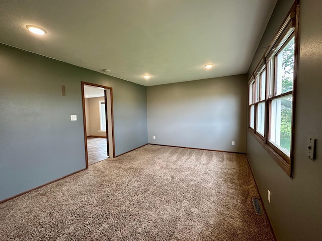 210 160th Ave, Osborne Twp, MN 56128 - carpeted empty room featuring recessed lighting and baseboards