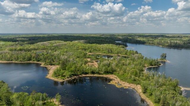 16504 280th St, Park Rapids, MN 56470 - aerial view of property's location with a forest and a nearby body of water