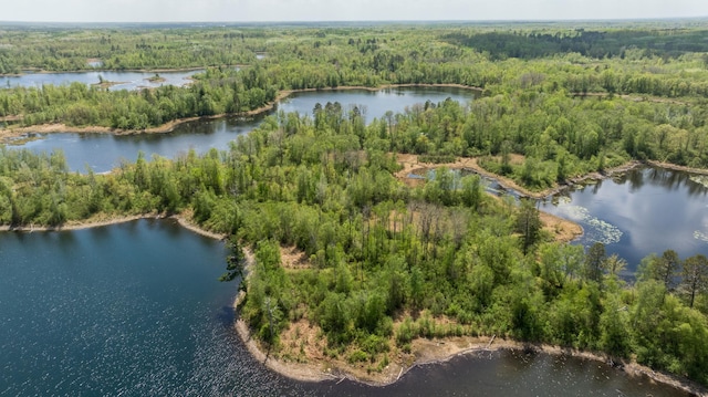 16504 280th St, Park Rapids, MN 56470 - aerial view of property's location with a heavily wooded area and a large body of water
