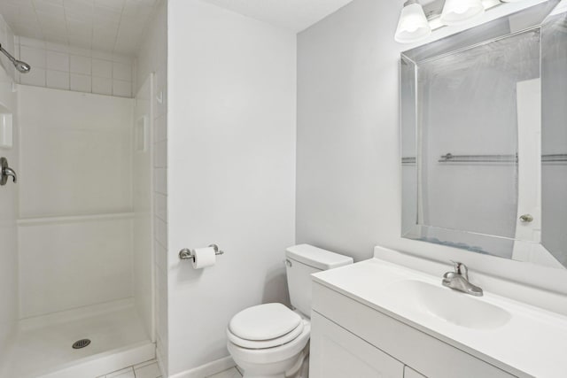 1650 132nd Ave NW, Coon Rapids, MN 55448 - full bath with vanity, a shower, toilet, and baseboards