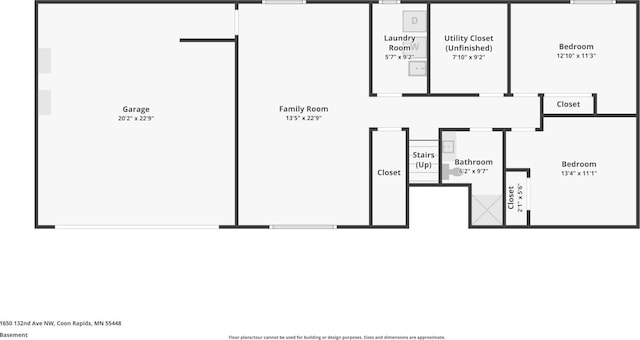 1650 132nd Ave NW, Coon Rapids, MN 55448 - property floor plan