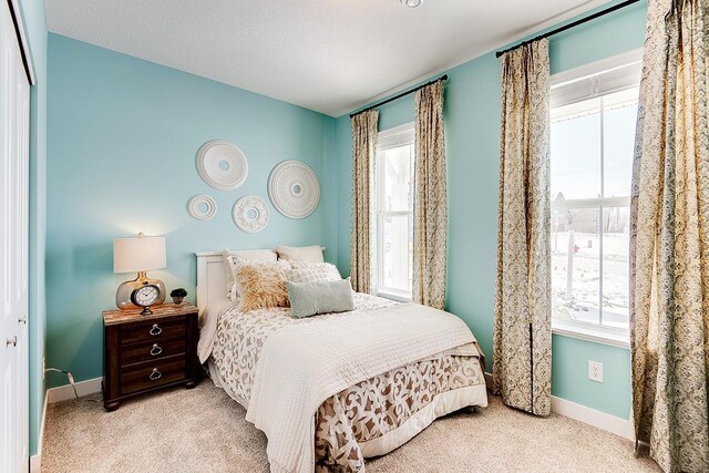 23683 Ashbury Dr, Rogers, MN 55374 - carpeted bedroom with multiple windows and baseboards
