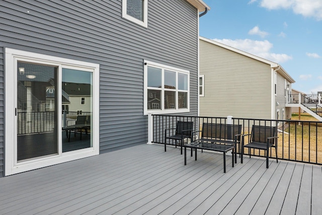 18378 Grasshopper Dr, Lakeville, MN 55044 - view of wooden terrace