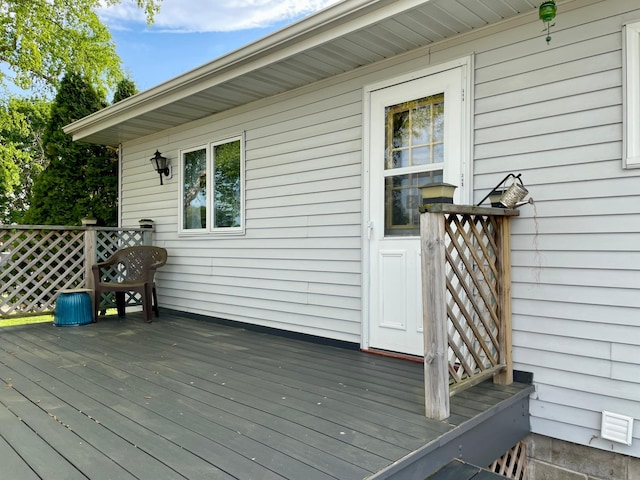 729 10th St E, Wabasha, MN 55981 - view of wooden terrace