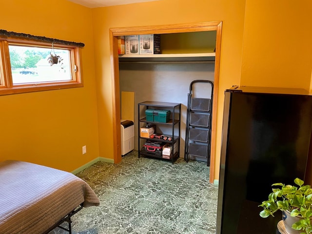 729 10th St E, Wabasha, MN 55981 - bedroom with freestanding refrigerator