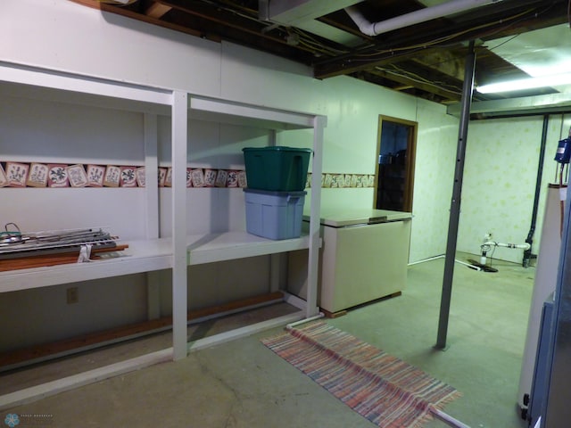 423 9th St N, Wahpeton, ND 58075 - view of unfinished basement