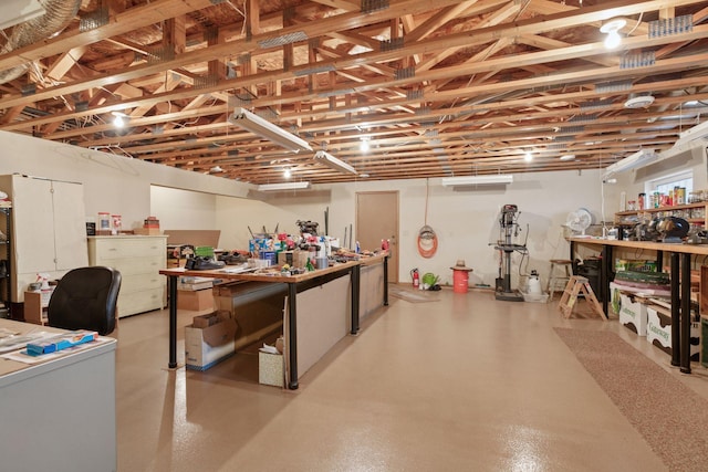 124 166th Ave NE, Andover, MN 55304 - basement featuring a workshop area