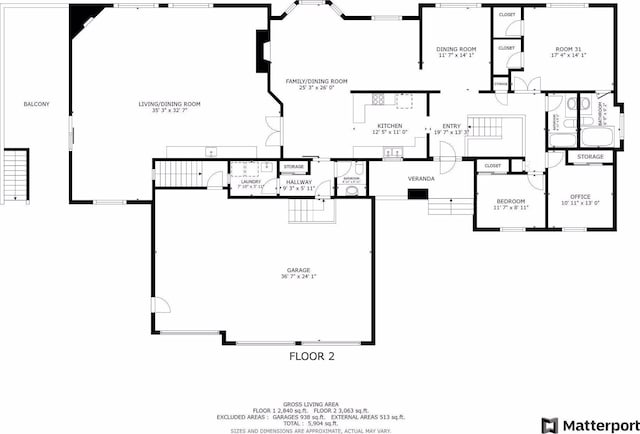 124 166th Ave NE, Andover, MN 55304 - floor plan / room layout