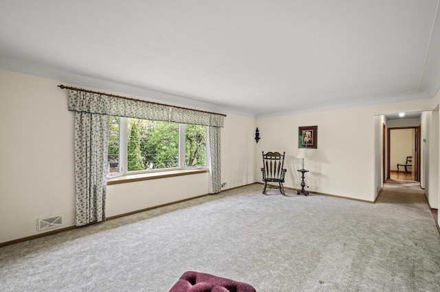 1213 Highview Dr, New Brighton, MN 55112 - sitting room featuring carpet and baseboards