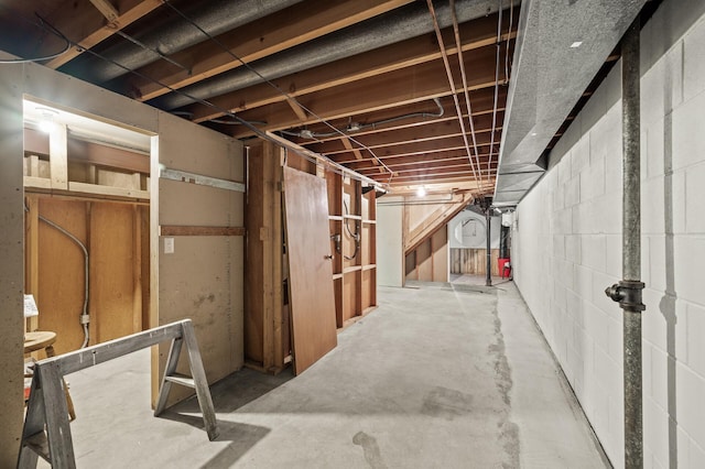 1213 Highview Dr, New Brighton, MN 55112 - view of unfinished basement