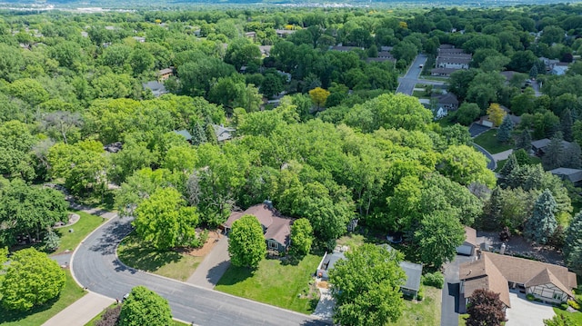 7712 Bester Ave, Inver Grove Heights, MN 55076 - aerial view of residential area featuring a heavily wooded area