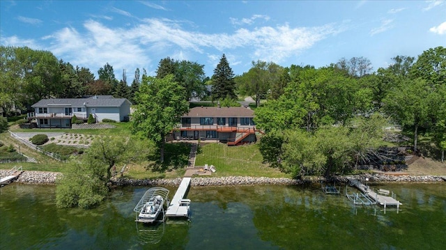 1219 Latoka Dr SW, Alexandria, MN 56308 - aerial view of property and surrounding area with a large body of water