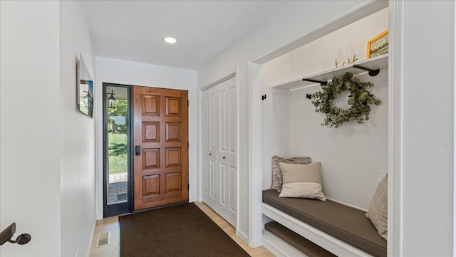 1219 Latoka Dr SW, Alexandria, MN 56308 - foyer entrance featuring wood finished floors and recessed lighting