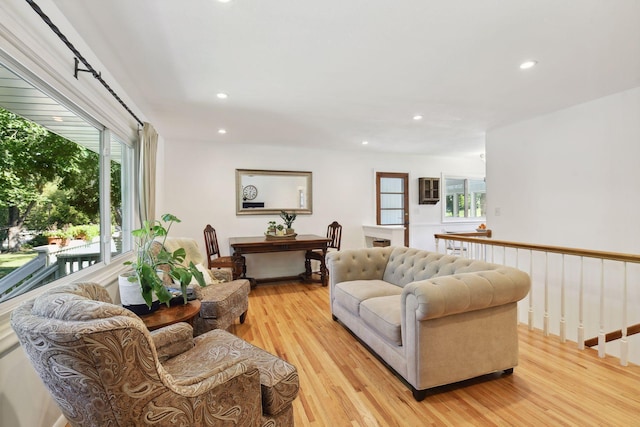 5240 Birch Rd, Minnetonka, MN 55345 - living room with light wood-type flooring and recessed lighting