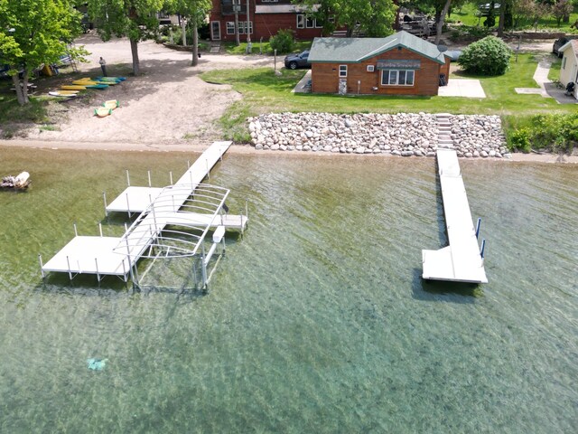 39887 195th St, Clitherall Twp, MN 56524 - dock area with a water view
