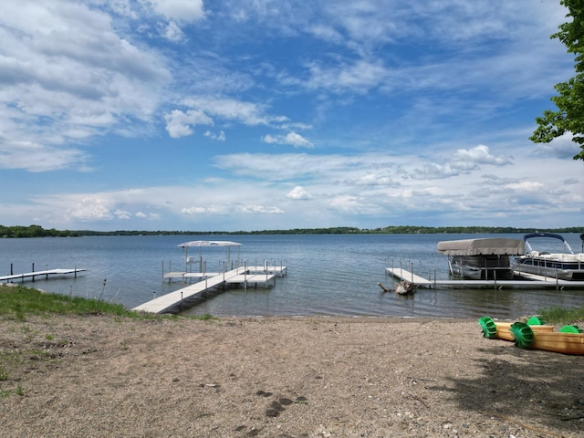 39887 195th St, Clitherall Twp, MN 56524 - dock featuring a water view