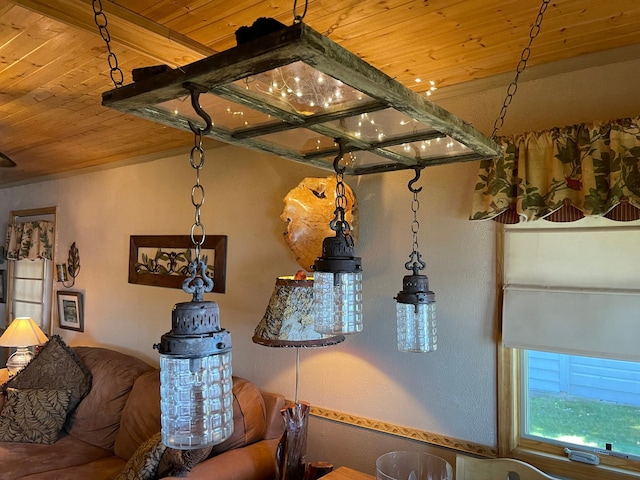 23979 Navajo Trl, Henning, MN 56551 - detailed view of wood ceiling