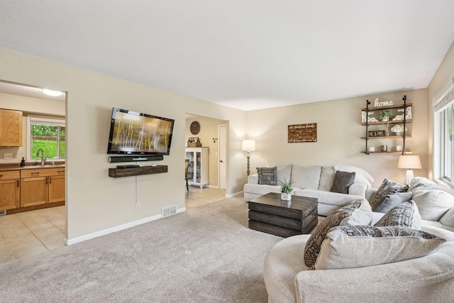 1686 Walnut Ln, Eagan, MN 55122 - living area with light colored carpet and baseboards